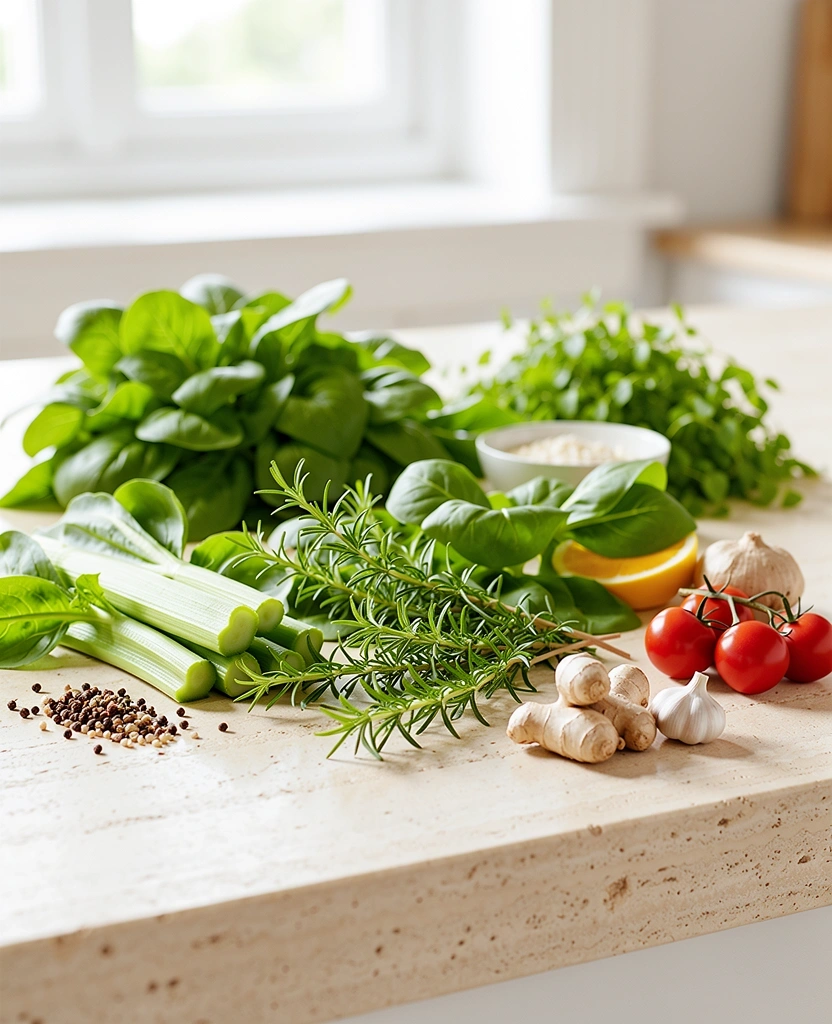 Świeże składniki kulinarne